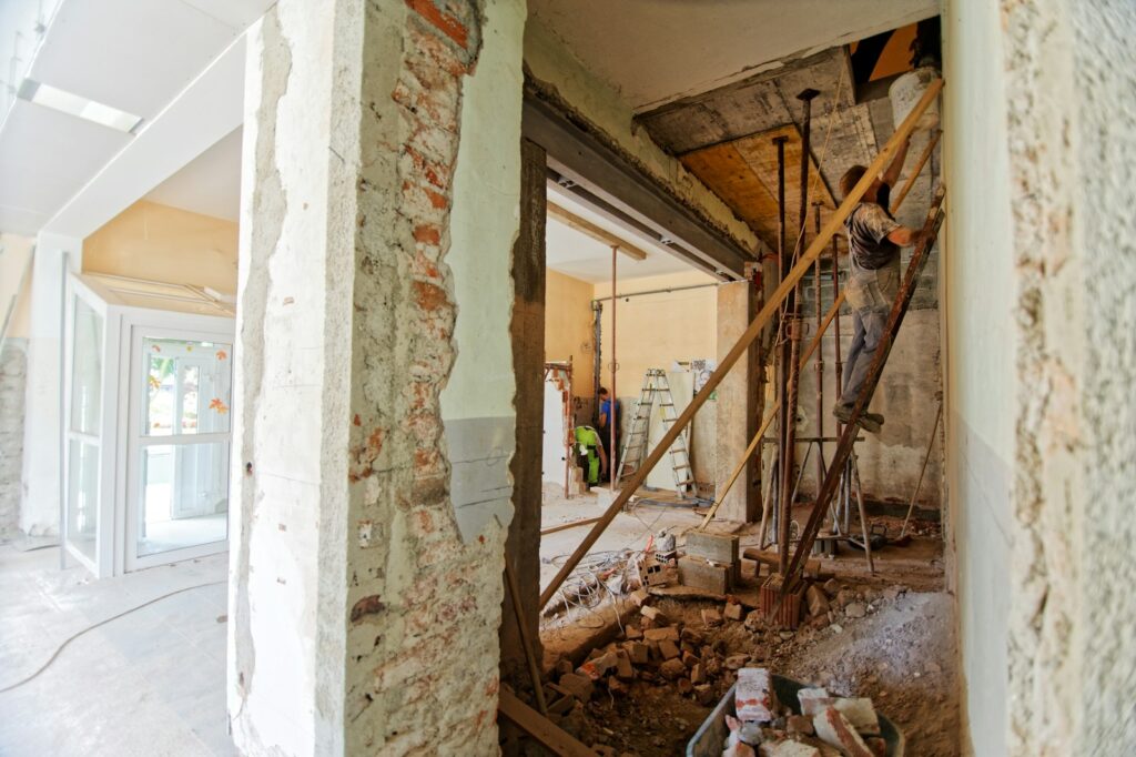 Barcelona apartment during a renovation project